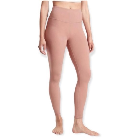 Athleta Ultra High Rise Elation 7/8 Tight Leggings Dusty Pink Size Small Petite - Picture 1 of 10